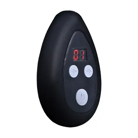 Aneros Eupho Syn V Vibrating Prostate Massager Black - 10 Modes, Remote Control