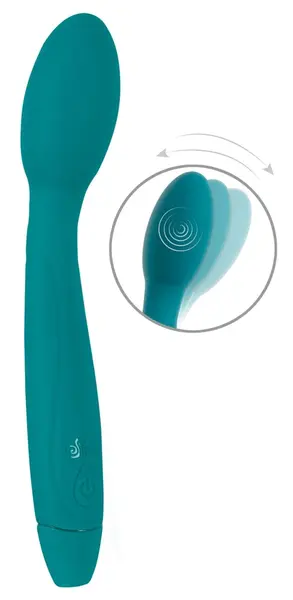 Sweet Smile Nodding Head Vibrator - 10 Modes, Waterproof, Silicone, 18.2cm