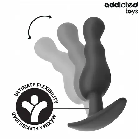 Addicted Toys Silicone Plug Set Model 1 - 3 Sizes, Ergonomic Design