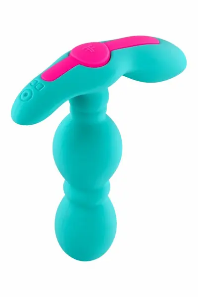 FemmeFunn Funn Plug Turquoise - 20-Mode Silicone Vibrating Plug
