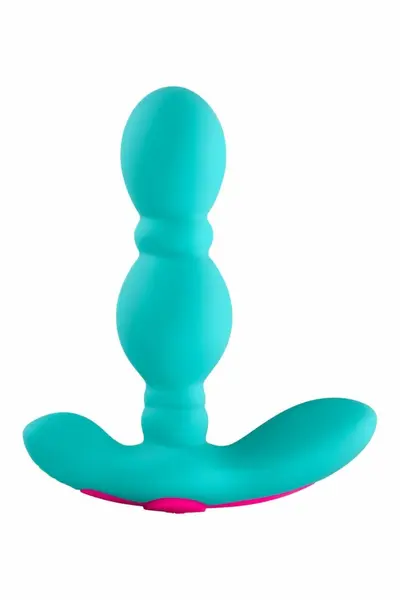 FemmeFunn Funn Plug Turquoise - 20-Mode Silicone Vibrating Plug
