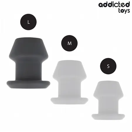 Addicted Toys Extreme Hollow Plug Silicone L 10.4cm - Anatomical Large Model