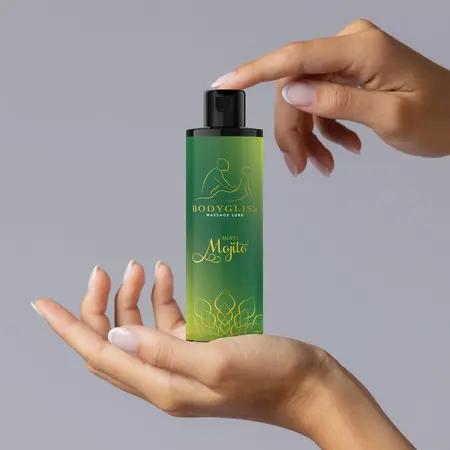 Minty Mojito масажно масло и лубрикант с аромат на мента, 150 мл