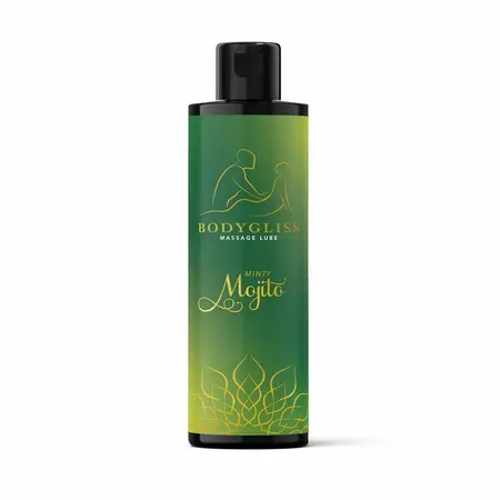 Minty Mojito масажно масло и лубрикант с аромат на мента, 150 мл