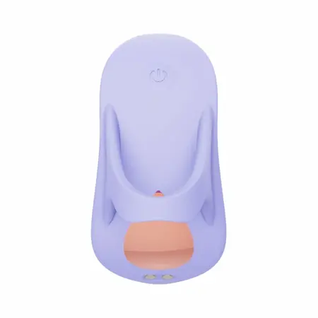 Teazers Finger Vibrator Purple - Precision Tapping, 10 Modes, Compact Design