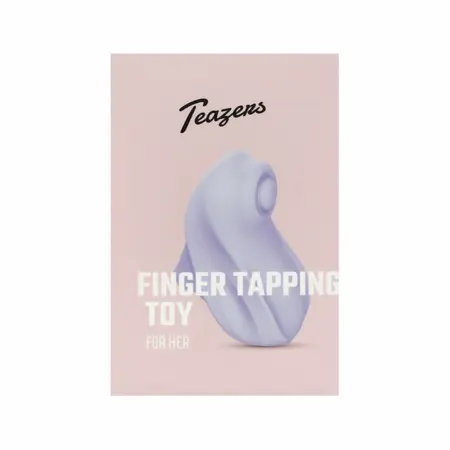 Teazers Finger Vibrator Purple - Precision Tapping, 10 Modes, Compact Design