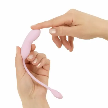 Good Vibes Only Siva Pink Mini Vibrating Device Ribbed Silicone 10 Modes
