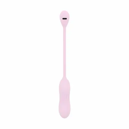 Good Vibes Only Siva Pink Mini Vibrating Device Ribbed Silicone 10 Modes