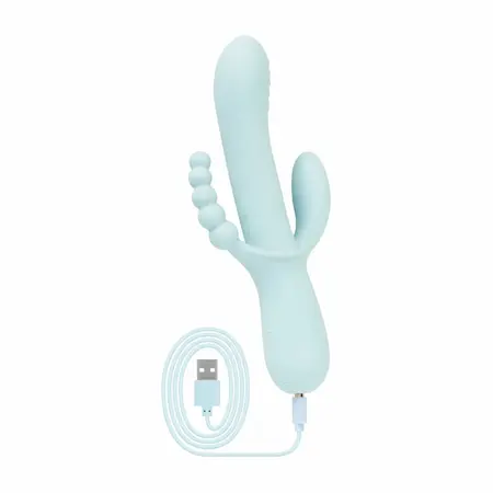 Good Vibes Only Sage Blue Multi-Function Triple Action Silicone System