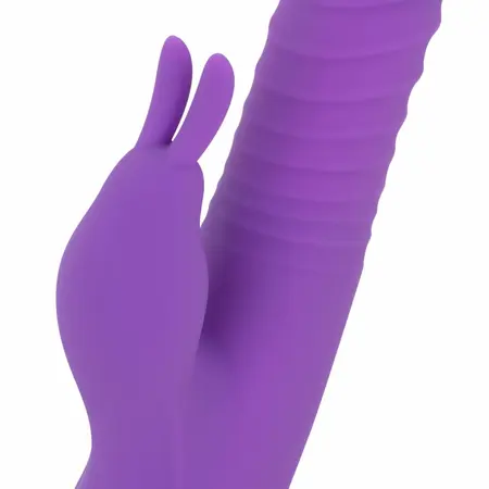 Teazers Heating Rabbit Intimate Massager Dual Motor Silicone Purple