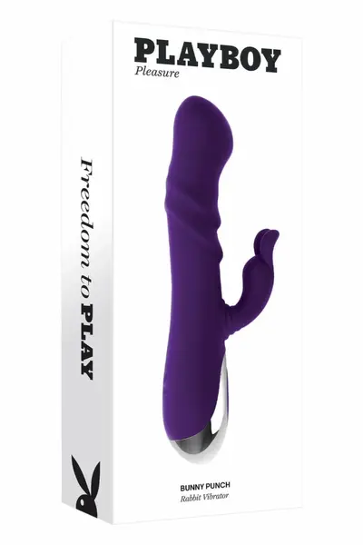 PLAYBOY BUNNY PUNCH Intimate Machine Silicone Pink 24.4cm USB