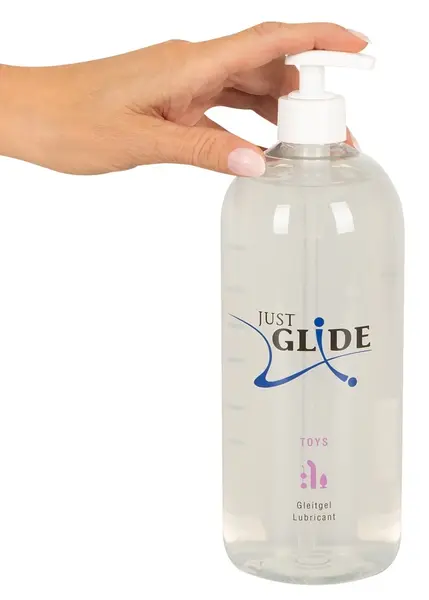 Just Glide Toylube 1000 ml - Thick Water-Based Lubricant for Accessories