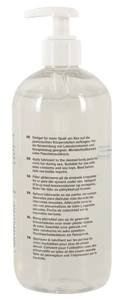Just Glide Toylube 500 ml Water-Based Thick Lubricant for Accessories