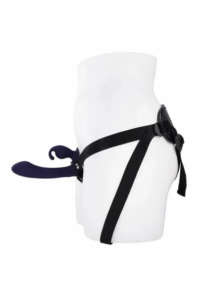 EVOLVED GIVING VIBES Triple Motor Silicone Intimate System, Adjustable Harness