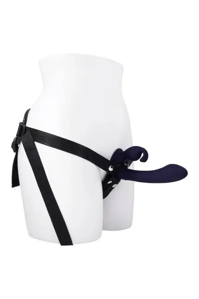 EVOLVED GIVING VIBES Triple Motor Silicone Intimate System, Adjustable Harness