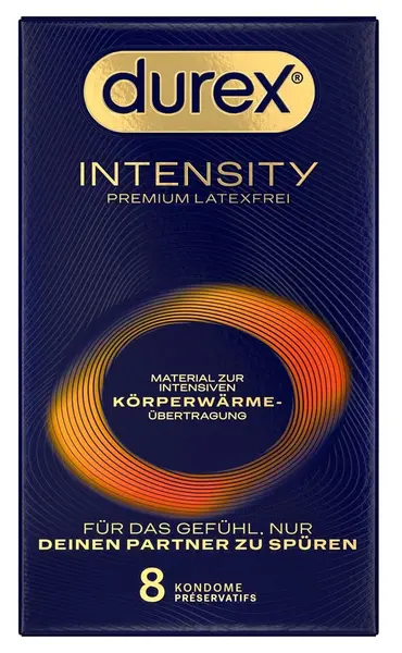 Durex Intensity Nitrile Ultra-Thin Latex-Free Intimate Protection 8 pcs