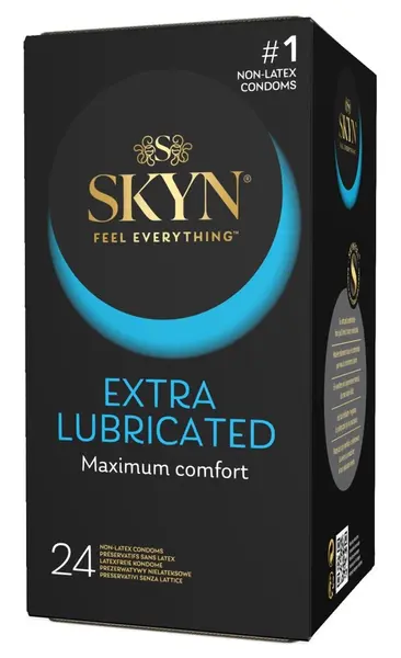 SKYN Extra Lubricated 24 pcs - Latex-Free Polyisoprene Condoms