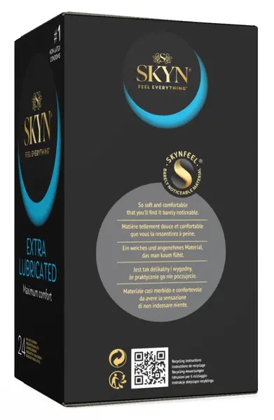 SKYN Extra Lubricated 24 pcs - Latex-Free Polyisoprene Condoms