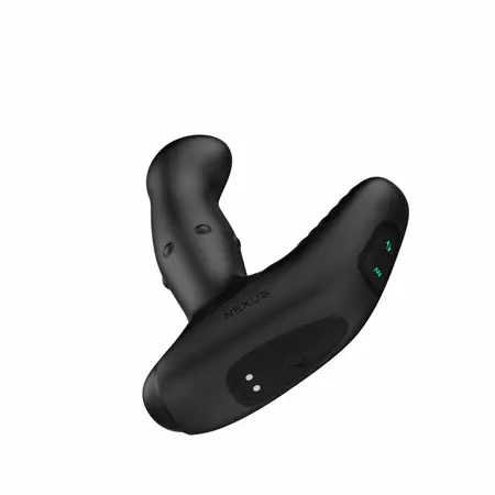 Nexus Revo Ring Remote Control Rotating Wellness Device Silicone Black 13,5cm