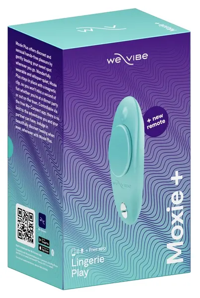 We-Vibe Moxie+ Aqua Discreet Wearable Panty Device with Remote & App