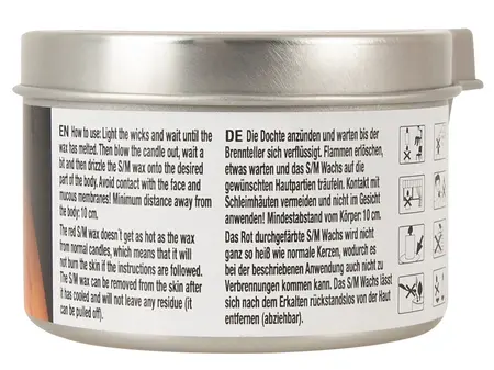 Mister B Hot Massage Candle 100ml - Warming Effect, Scented Wax