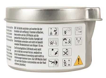 Mister B Hot Massage Candle 100ml - Warming Effect, Scented Wax