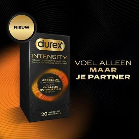 Durex Intensity Ultra-Thin Latex-Free Condoms 20-Pack 56mm