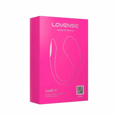 Lovense Lush 4 Wireless Vibrating Egg with Multicolor LED Tail, App Control