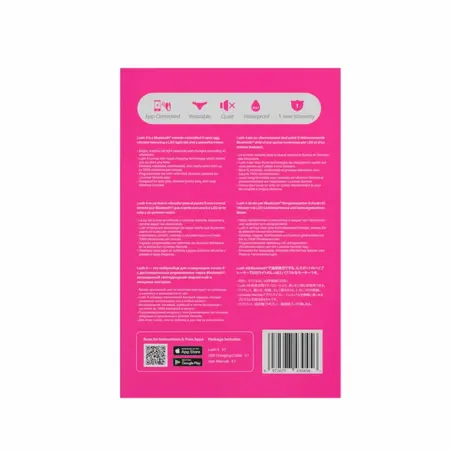 Lovense Lush 4 Wireless Vibrating Egg with Multicolor LED Tail, App Control
