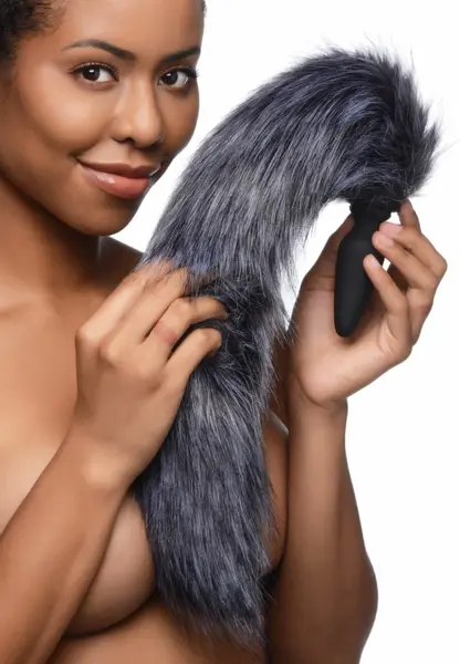 TAILZ Snap-On Intimate Plug Set - 3 Interchangeable Faux Fur Tails