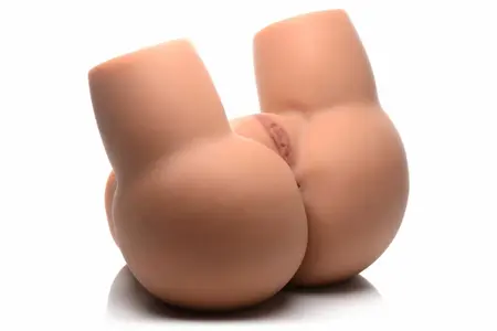 Mistress Jennifer Bubble Butt Dual Tunnel Anatomical Model, Medium, 23kg