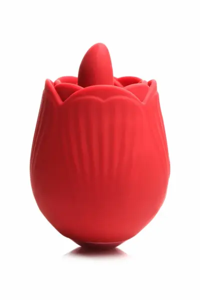 BLOOMGASM French Rose Red Intimate Stimulation Device 10 Modes Silicone
