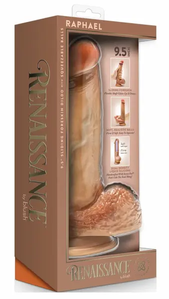 Blush Renaissance Raphael 24 cm Intimate Silicone Art Model, Dual-Density