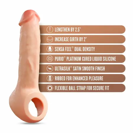 Blush Performance Plus Thrive Silicone Extender 6.3 cm Dual Density