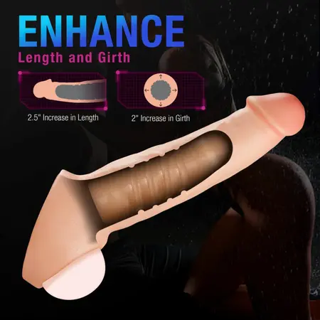 Blush Performance Plus Thrive Silicone Extender 6.3 cm Dual Density