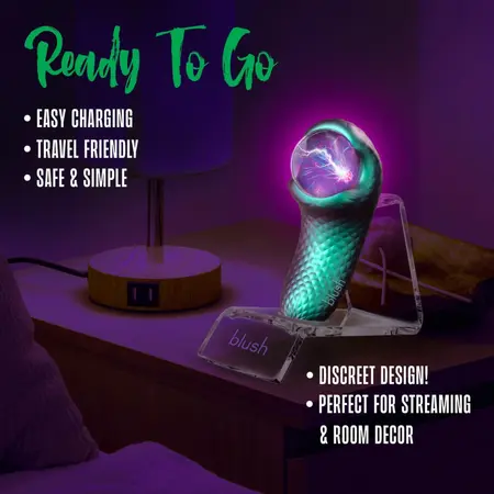 Temptasia Enchanted Serpent Dual Motor Vibrator with Plasma Light Show