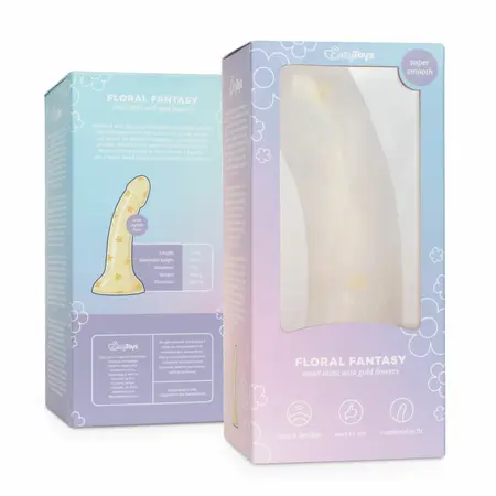 ToyJoy Floral Fantasy Gold Flowers 15 cm Intimate Accessory with Suction Base