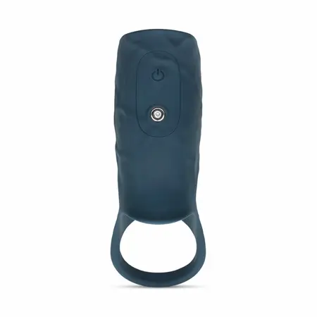Boners Intimate Vibrating Sleeve Blue Rechargeable Adjustable Fit