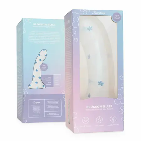 Blossom Bliss Intimate Machine Blue Glitter 19cm by Dildo Collection