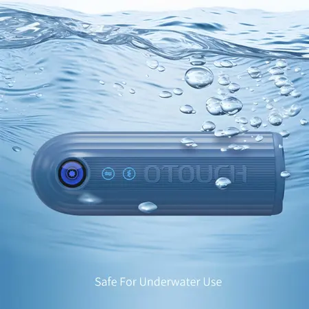 Submarine водоустойчив вибратор с 360° движение, син