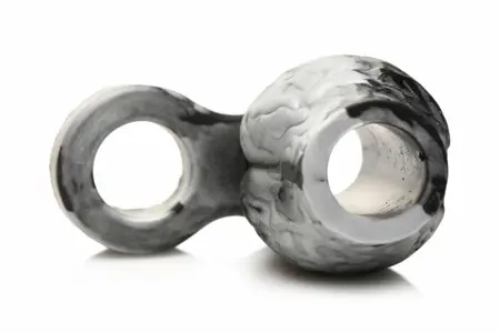 XR Brands Night Prowler Silicone Ball Support Ring Gray