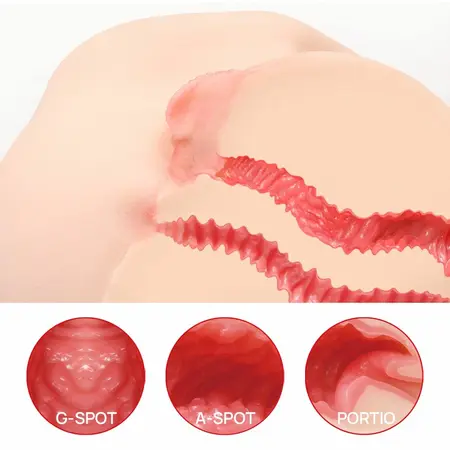 KOKOS 004 Vanilla Intimate Machine Double Layer TPE 17cm