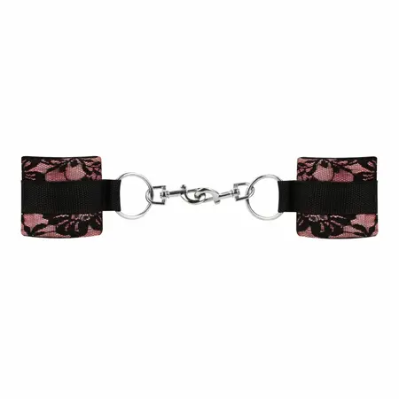 Bedroom Fantasies Bound by Lace 8-Piece Restraint Set Pink