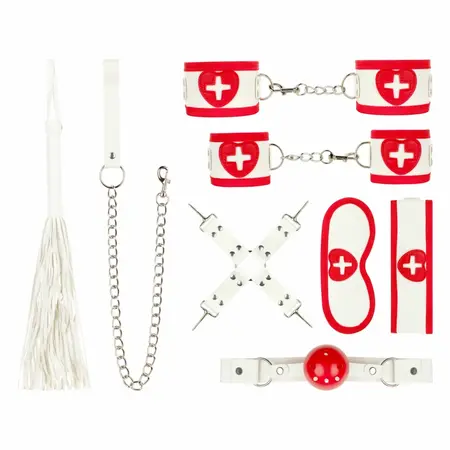 Bedroom Fantasies Kinky Care 8-Piece Medical Roleplay Costume Set