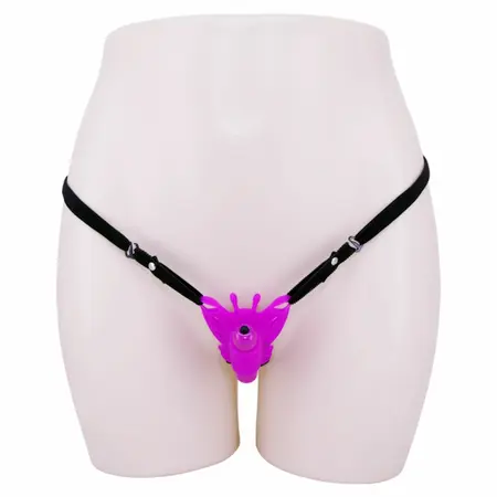 Pretty Love Sloane Intimate Silicone Butterfly Massager, Purple