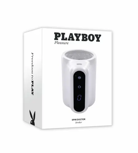 Playboy Spin Doctor White Intimate Device with 7-Speed System
