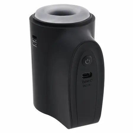 Playboy Come Along Black Dual-Entry Compact Intimate Machine