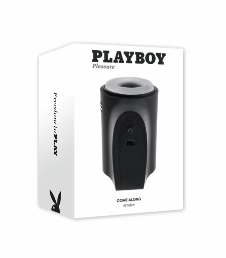 Playboy Come Along Black Dual-Entry Compact Intimate Machine