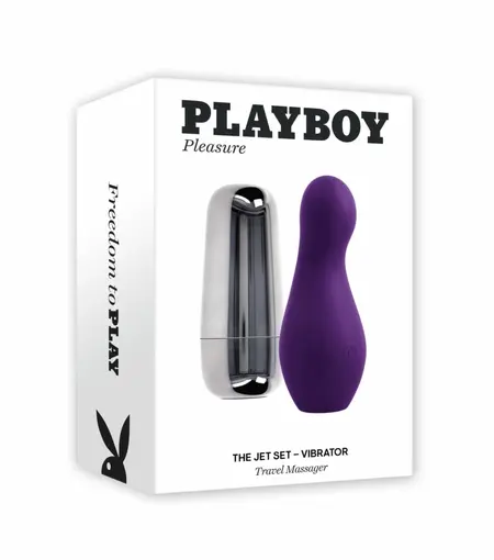 Playboy The Jet Set Vibe Purple - Compact USB Silicone Model
