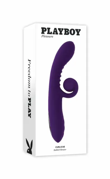 Playboy Curlicue Purple - Dual Motor Intimate Wellness Device